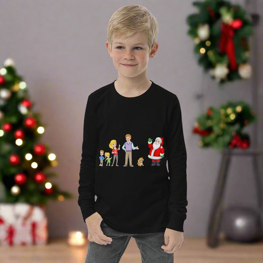 Andy & Sandy Youth Long Sleeve T-Shirt | Cindi Book LLC