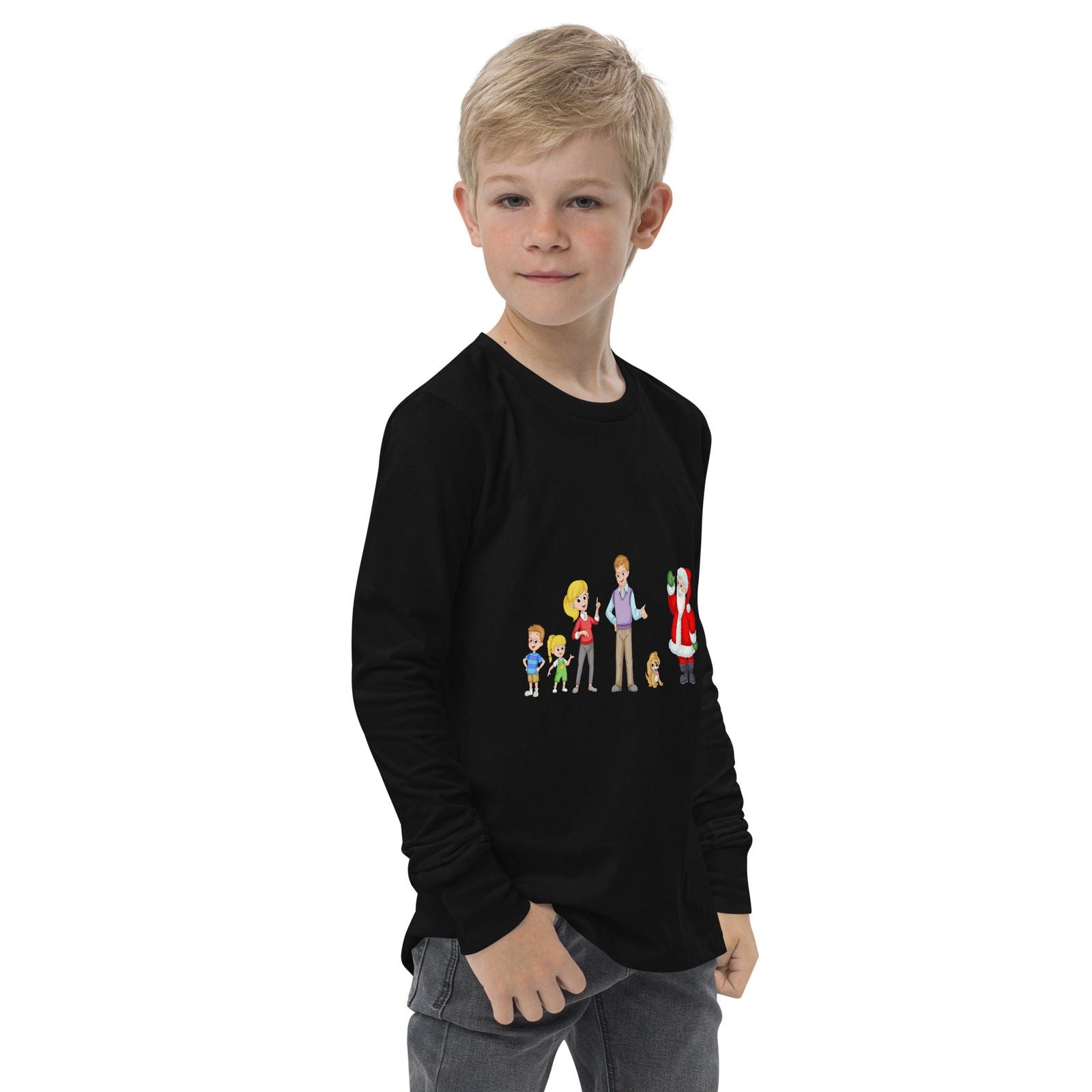 Andy & Sandy Youth Long Sleeve T-Shirt | Cindi Book LLC