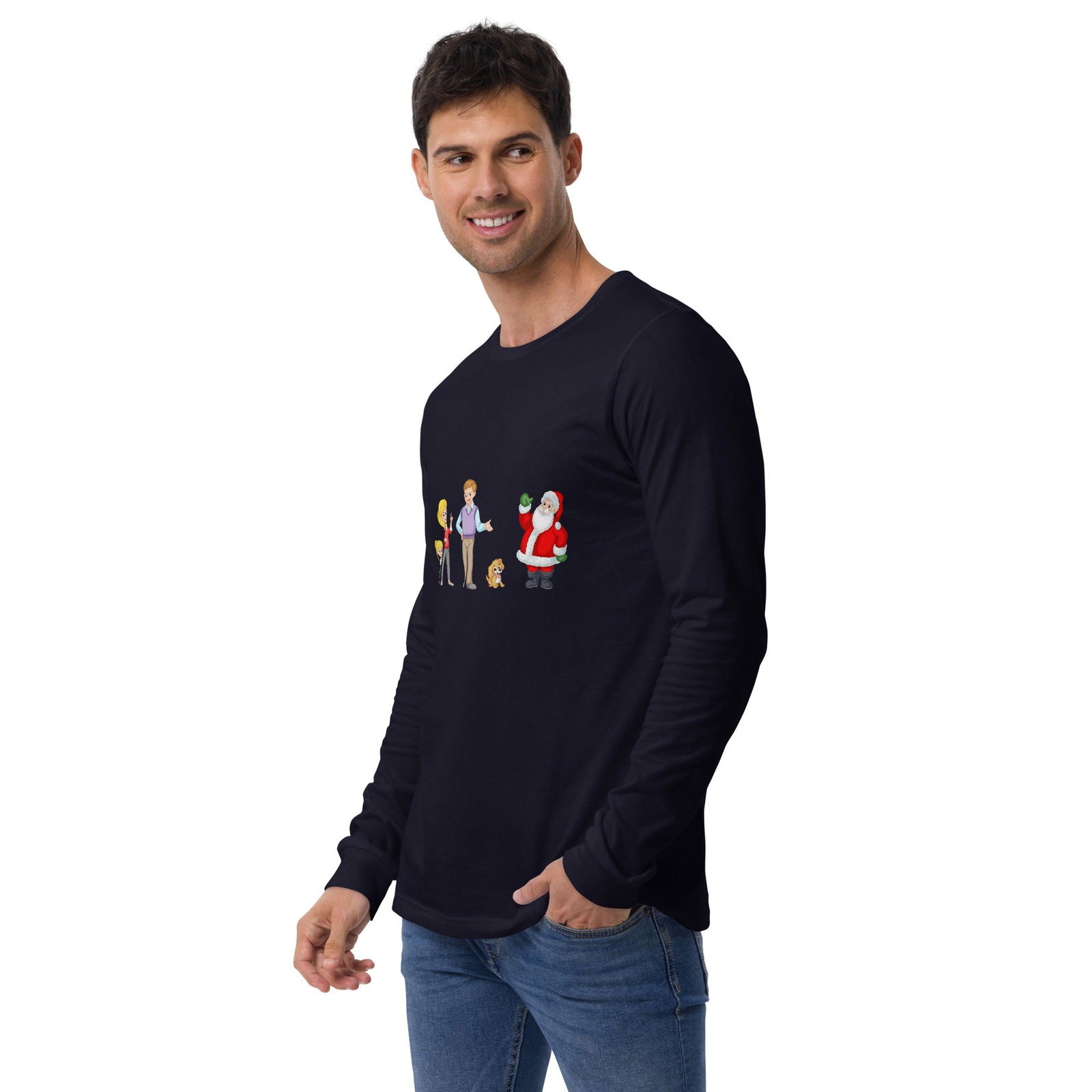 Men's Andy & Sandy Long Sleeve T-Shirt | Cindi Book LLC