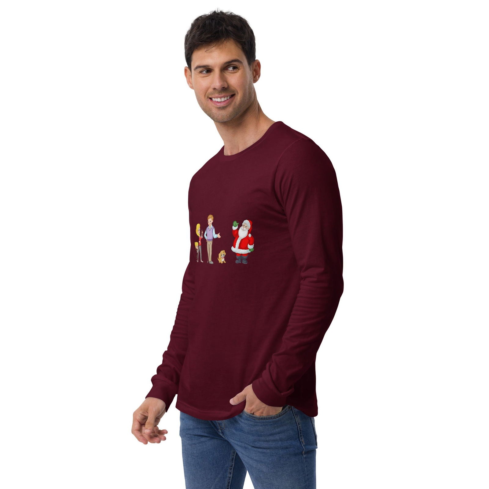 Men's Andy & Sandy Long Sleeve T-Shirt | Cindi Book LLC