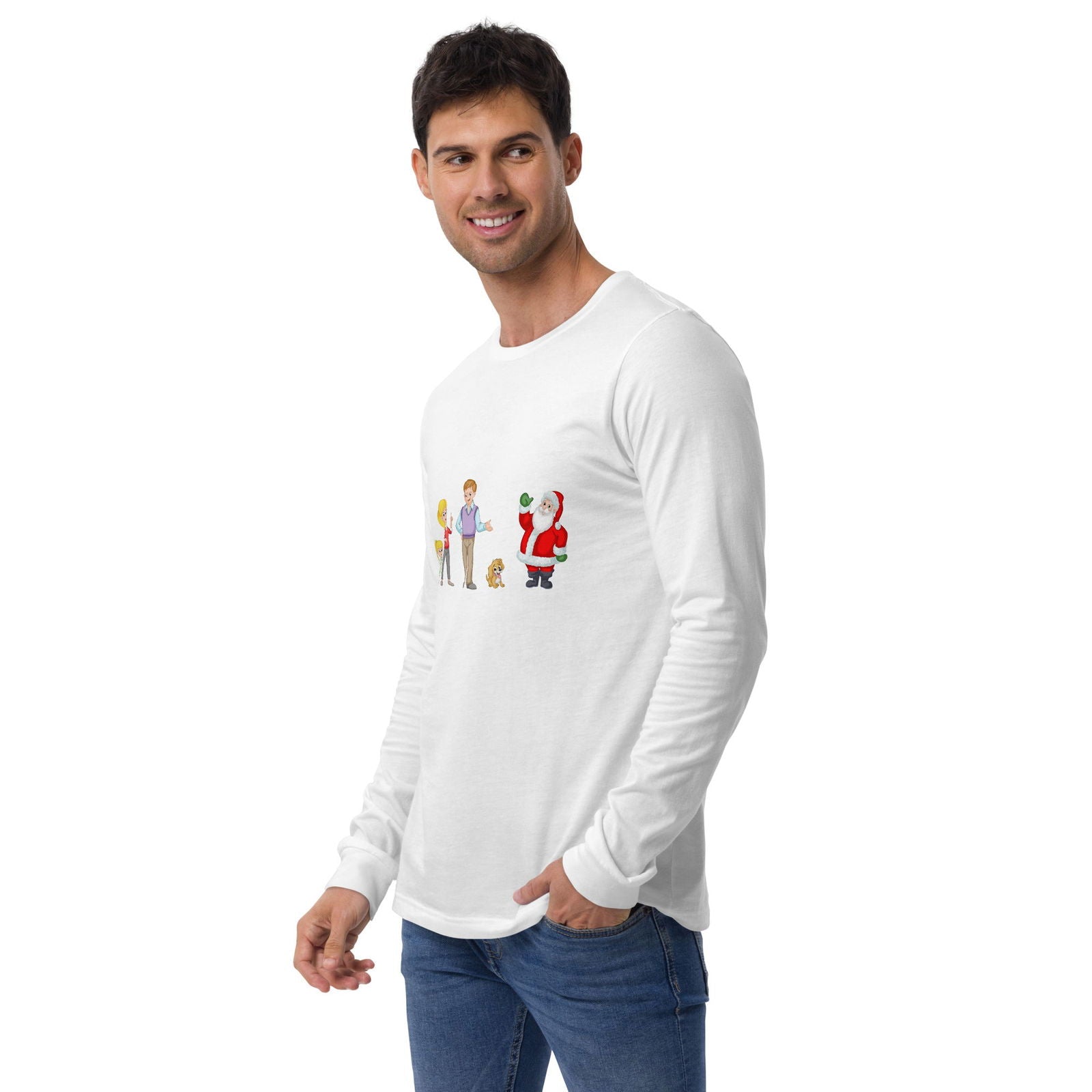 Men's Andy & Sandy Long Sleeve T-Shirt | Cindi Book LLC