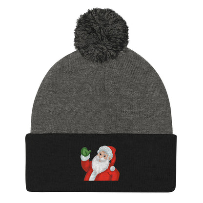 Santa Pom-Pom Beanie | Cindi Book LLC