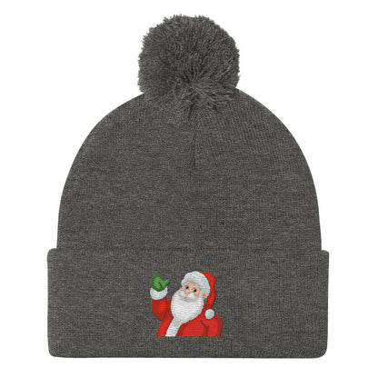 Santa Pom-Pom Beanie | Cindi Book LLC